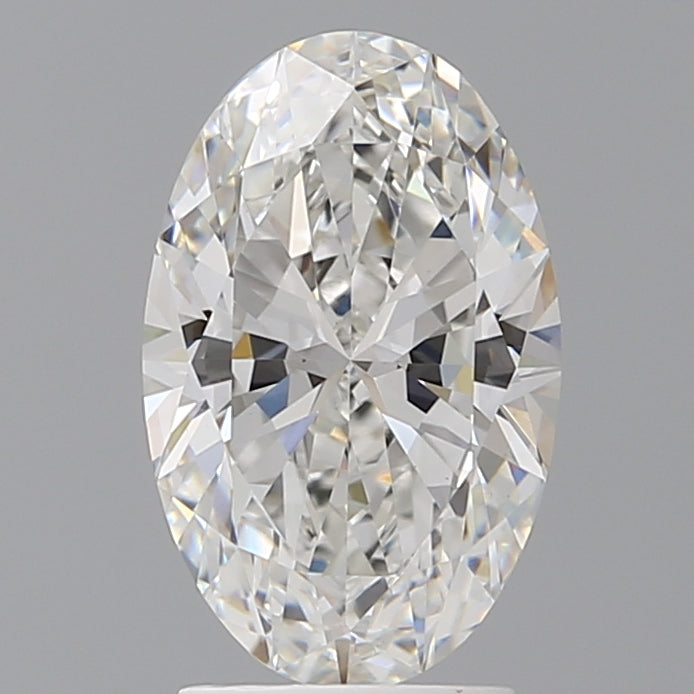 2.58 Carat Oval Shaped, Ideal Cut, E Color, VVS2 Clarity, IGI Certified Lab Grown Diamond