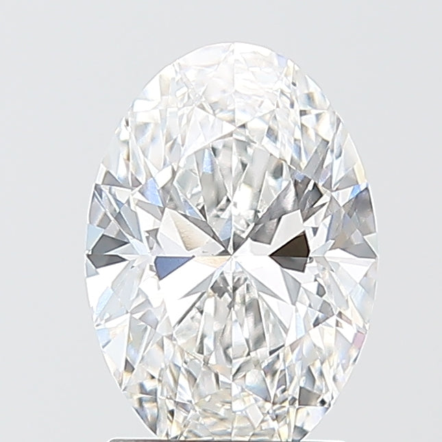 1.51 Carat Oval Shaped, Excellent Cut, E Color, VVS2 Clarity, IGI Certified Lab Grown Diamond