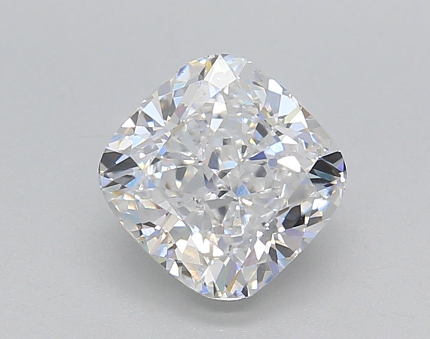 1.52 Carat Cushion Shaped, Ideal Cut, D Color, VS1 Clarity, IGI Certified Lab Grown Diamond
