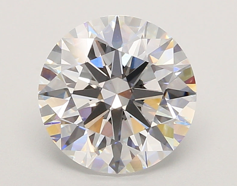 2.55 Carat Round Shaped, Ideal Cut, D Color, VVS2 Clarity, IGI Certified Lab Grown Diamond