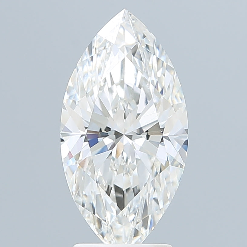 3.07 Carat Marquise Shaped, Ideal Cut, F Color, VVS1 Clarity, IGI Certified Lab Grown Diamond