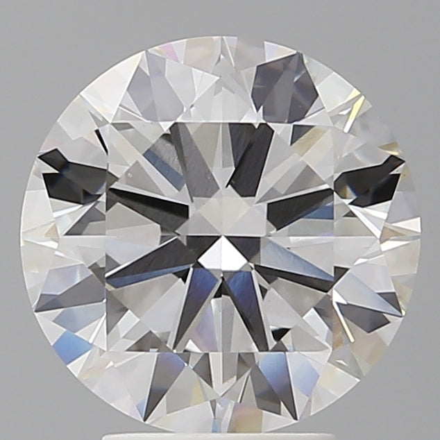 4.02 Carat Round Shaped, Excellent Cut, F Color, VS1 Clarity, IGI Certified Lab Grown Diamond