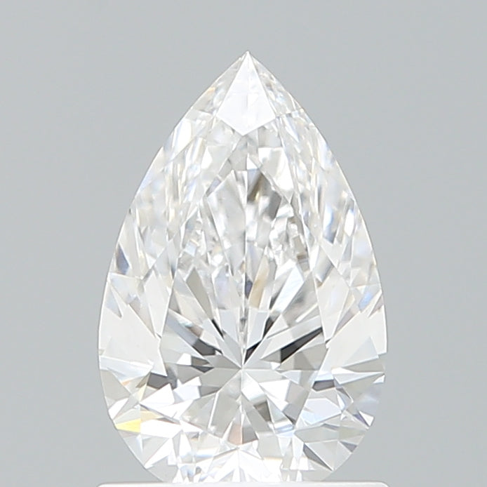 1.09 Carat Pear Shaped, Excellent Cut, E Color, VVS2 Clarity, IGI Certified Lab Grown Diamond