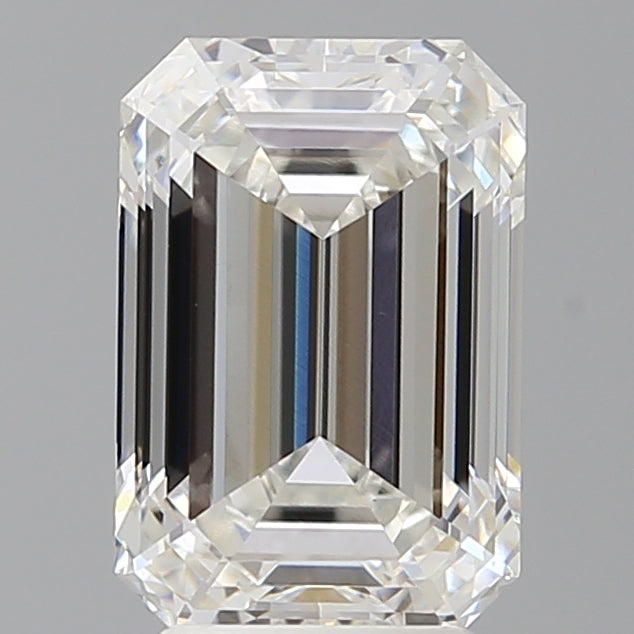 3.58 Carat Emerald Shaped, Ideal Cut, F Color, VS1 Clarity, IGI Certified Lab Grown Diamond