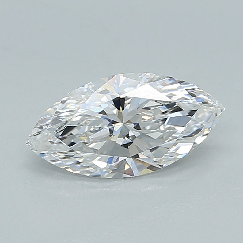 0.99 Carat Marquise Shaped, Ideal Cut, E Color, VVS2 Clarity, IGI Certified Lab Grown Diamond