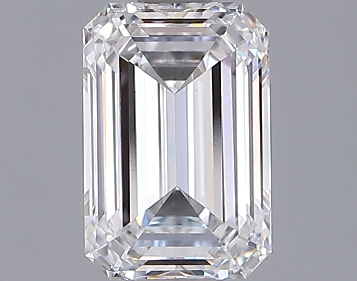 1.54 Carat Emerald Shaped, Ideal Cut, D Color, VS1 Clarity, IGI Certified Lab Grown Diamond
