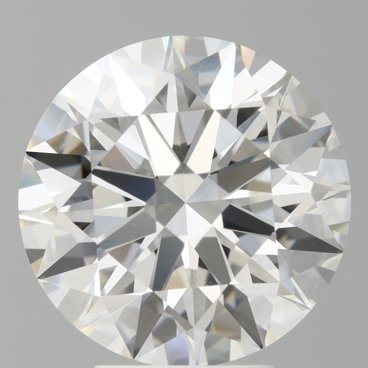 5.10 Carat Round Shaped, Ideal Cut, F Color, VVS2 Clarity, IGI Certified Lab Grown Diamond