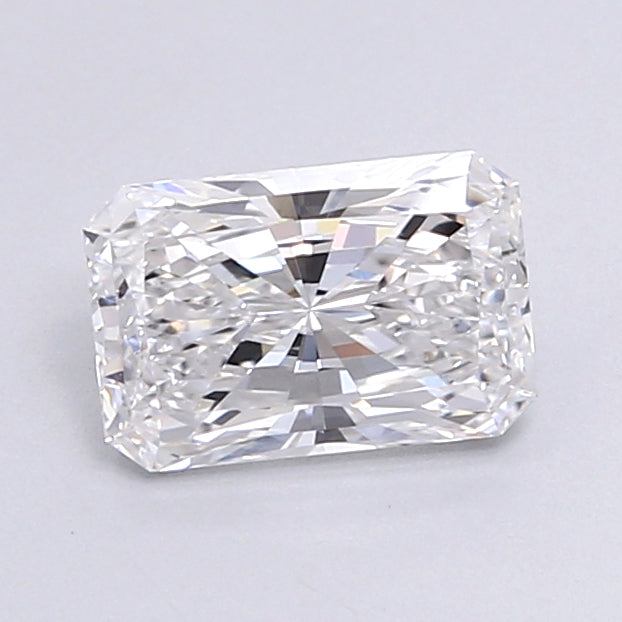 1.06 Carat Radiant Shaped, Very Good Cut, D Color, VVS1 Clarity, IGI Certified Lab Grown Diamond