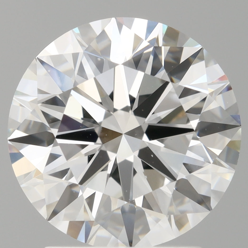 2.53 Carat Round Shaped, Ideal Cut, E Color, VVS2 Clarity, IGI Certified Lab Grown Diamond
