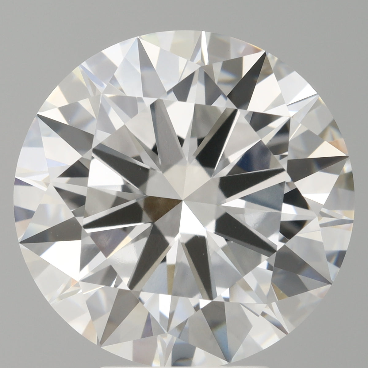 6.05 Carat Round Shaped, Excellent Cut, F Color, VVS2 Clarity, IGI Certified Lab Grown Diamond