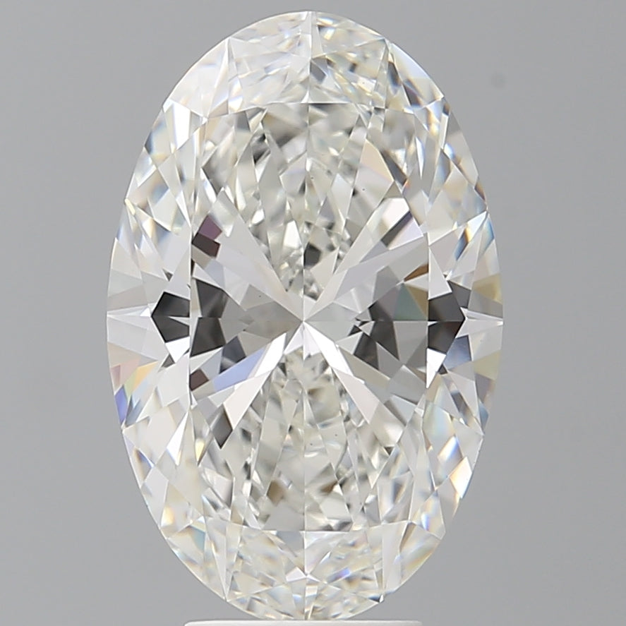 5.59 Carat Oval Shaped, Ideal Cut, F Color, VVS2 Clarity, IGI Certified Lab Grown Diamond