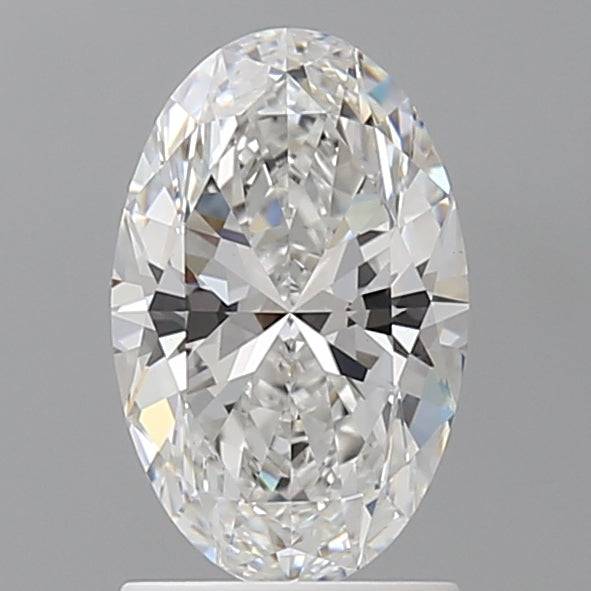 1.60 Carat Oval Shaped, Ideal Cut, E Color, VVS2 Clarity, IGI Certified Lab Grown Diamond
