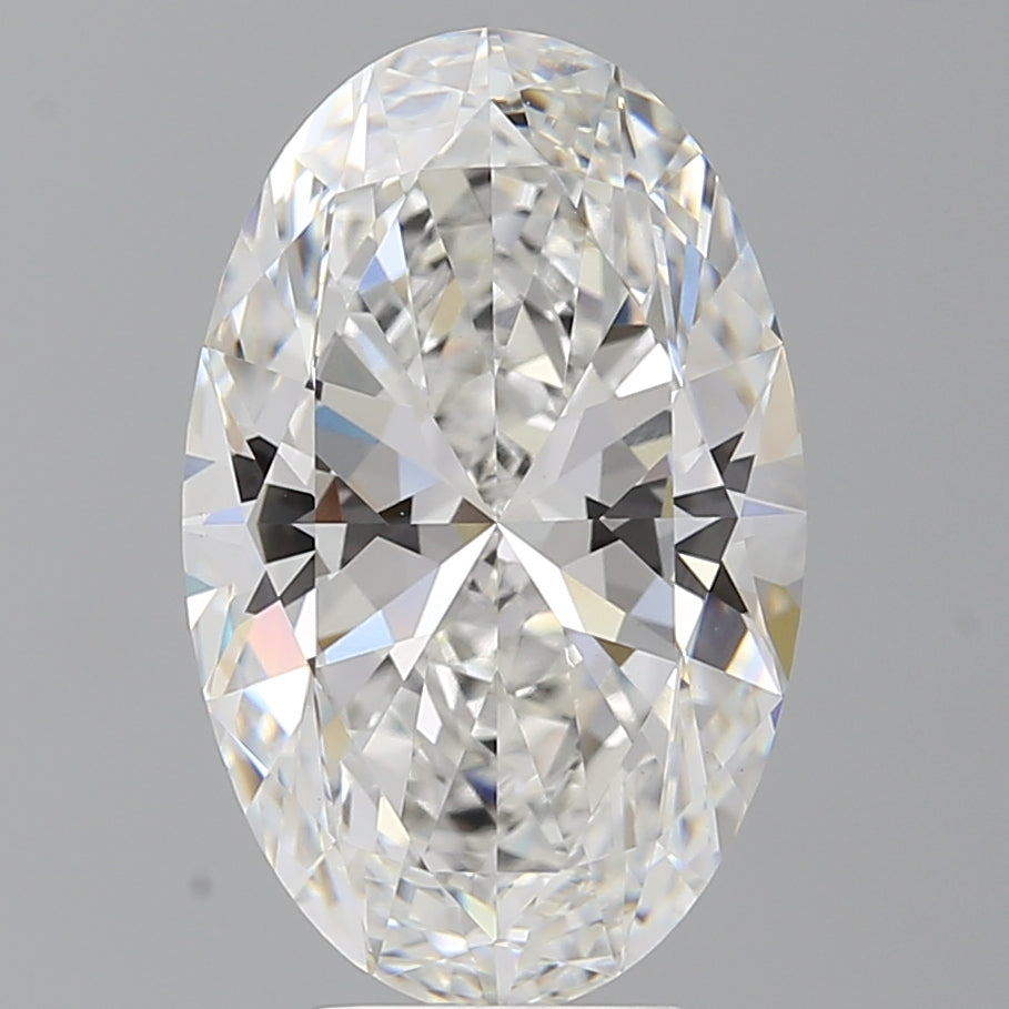 6.10 Carat Oval Shaped, Ideal Cut, E Color, VVS2 Clarity, IGI Certified Lab Grown Diamond