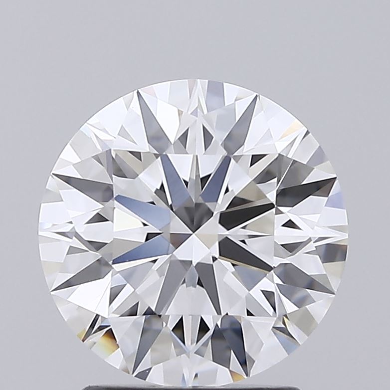 2.22 Carat Round Shaped, Ideal Cut, E Color, VVS2 Clarity, IGI Certified Lab Grown Diamond