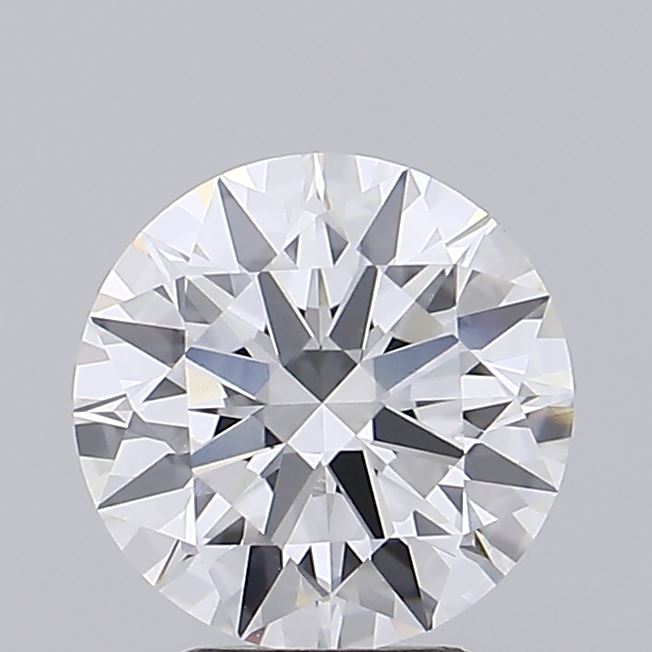 2.31 Carat Round Shaped, Ideal Cut, E Color, VVS2 Clarity, IGI Certified Lab Grown Diamond