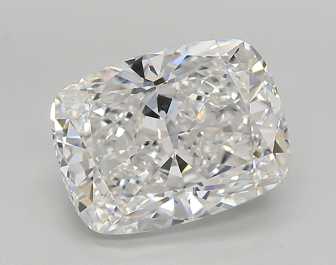 4.06 Carat Cushion Shaped, Very Good Cut, D Color, VVS1 Clarity, IGI Certified Lab Grown Diamond