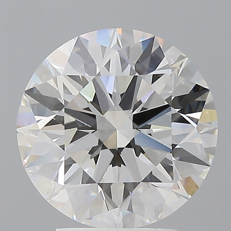3.58 Carat Round Shaped, Ideal Cut, F Color, VVS2 Clarity, IGI Certified Lab Grown Diamond