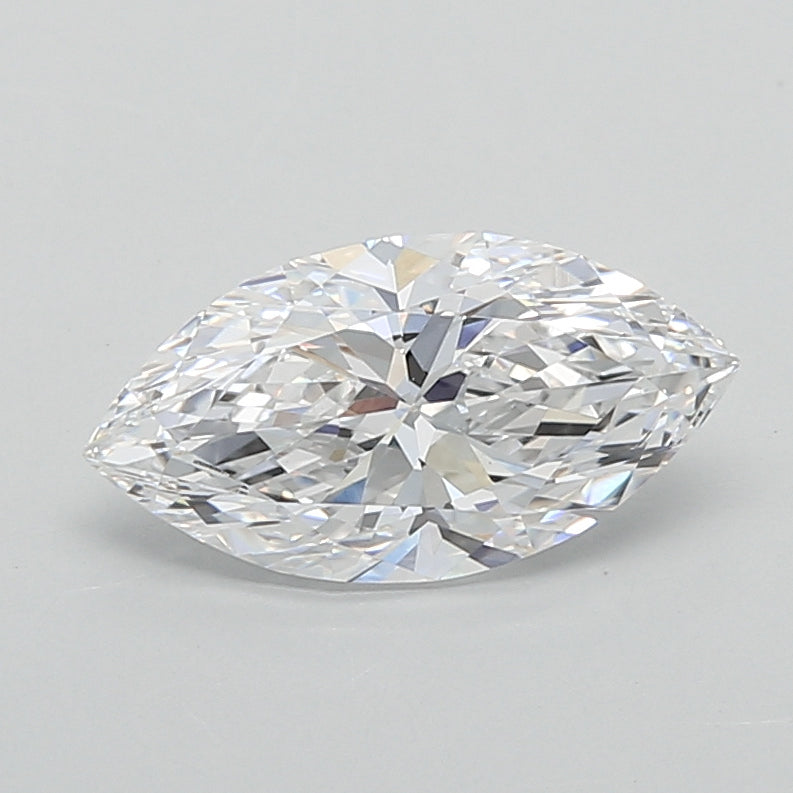 1.05 Carat Marquise Shaped, Ideal Cut, D Color, VVS2 Clarity, IGI Certified Lab Grown Diamond
