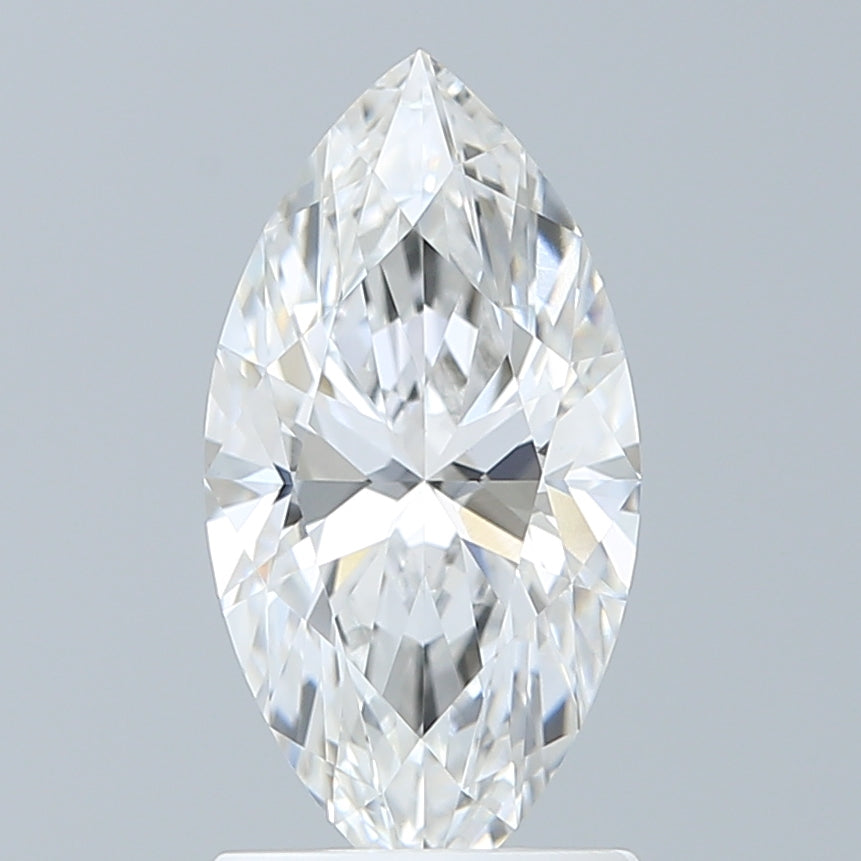 1.58 Carat Marquise Shaped, Ideal Cut, D Color, VVS2 Clarity, IGI Certified Lab Grown Diamond