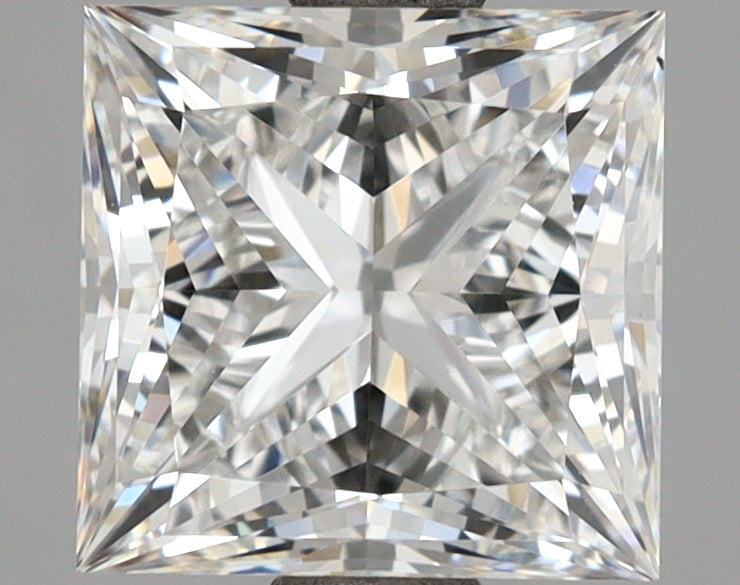 2.67 Carat Princess Shaped, Ideal Cut, E Color, VVS2 Clarity, IGI Certified Lab Grown Diamond