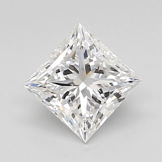 1.01 Carat Princess Shaped, Ideal Cut, E Color, VVS2 Clarity, IGI Certified Lab Grown Diamond