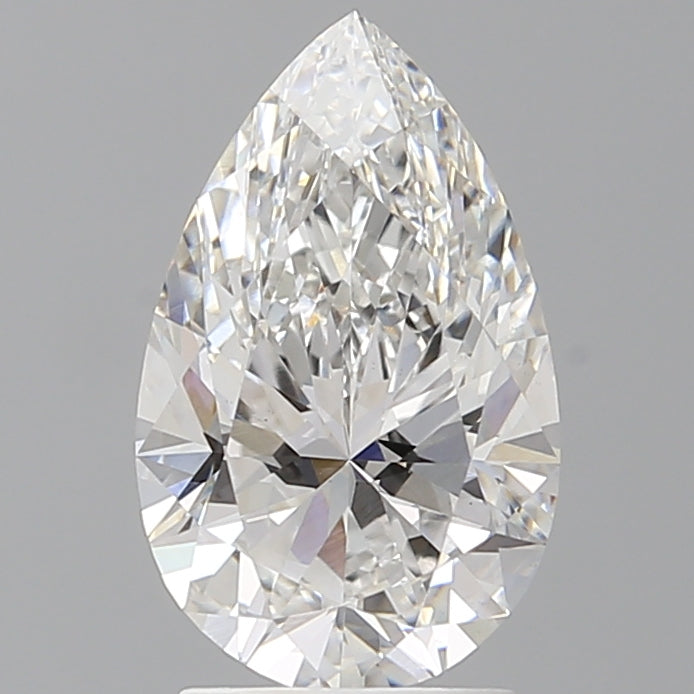 2.55 Carat Pear Shaped, Ideal Cut, E Color, VS1 Clarity, IGI Certified Lab Grown Diamond