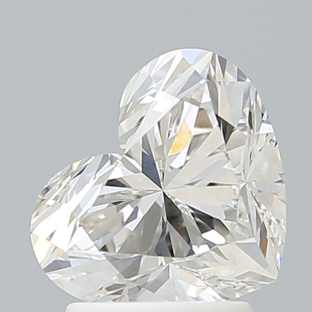 2.21 Carat Heart Shaped, Excellent Cut, G Color, VVS2 Clarity, IGI Certified Lab Grown Diamond