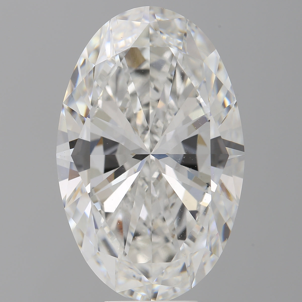 10.00 Carat Oval Shaped, Ideal Cut, F Color, VS1 Clarity, IGI Certified Lab Grown Diamond