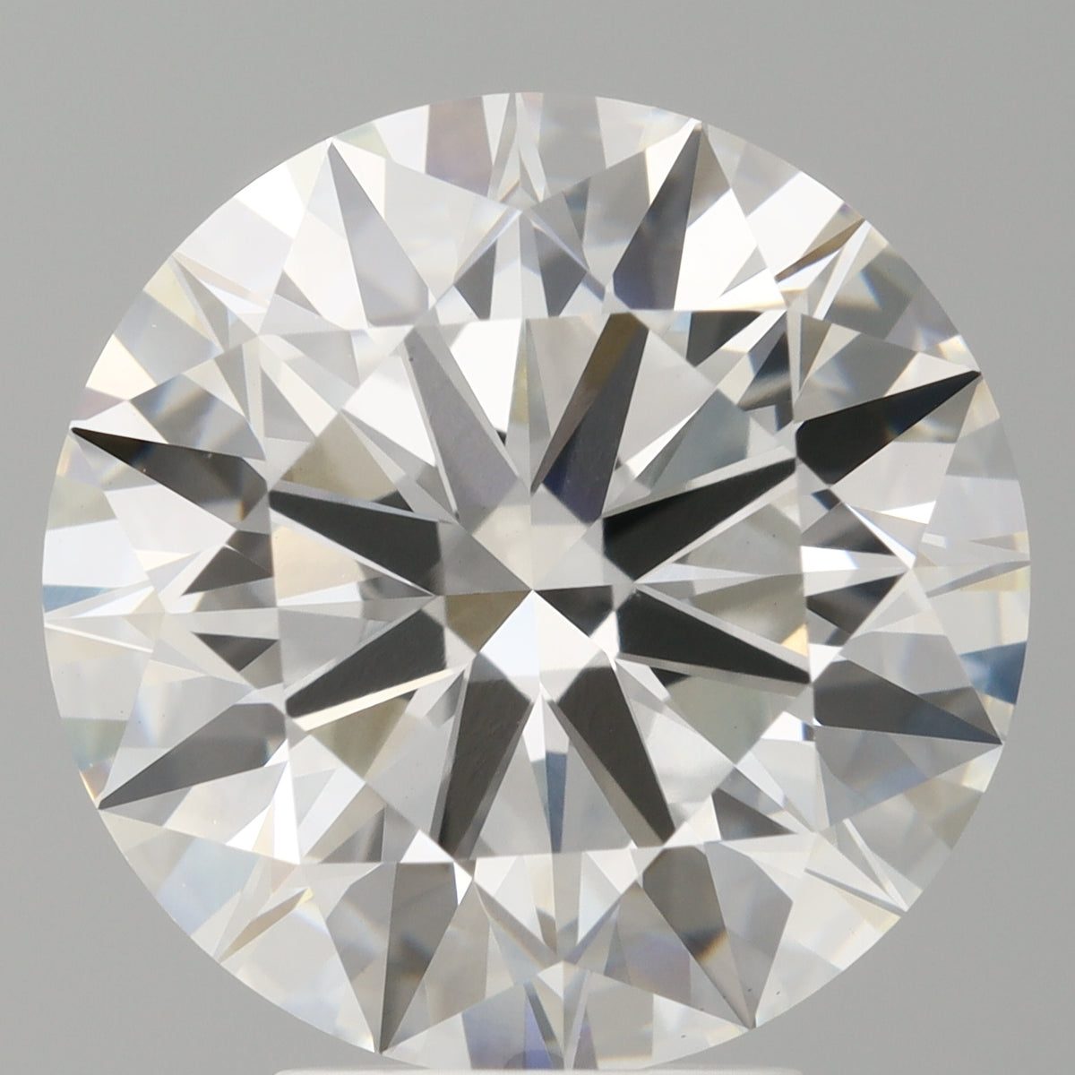 5.04 Carat Round Shaped, Ideal Cut, F Color, VVS2 Clarity, IGI Certified Lab Grown Diamond