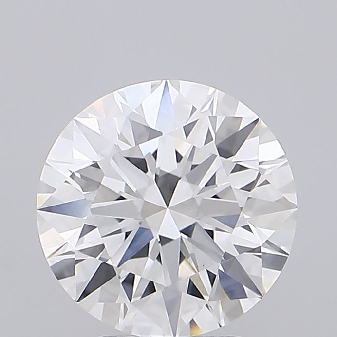 2.42 Carat Round Shaped, Ideal Cut, E Color, VVS2 Clarity, IGI Certified Lab Grown Diamond