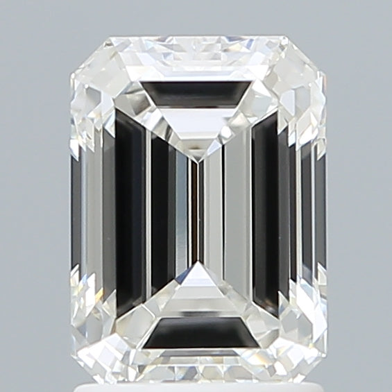 2.01 Carat Emerald Shaped, Ideal Cut, F Color, VVS2 Clarity, IGI Certified Lab Grown Diamond
