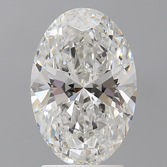 2.58 Carat Oval Shaped, Ideal Cut, F Color, VS1 Clarity, IGI Certified Lab Grown Diamond