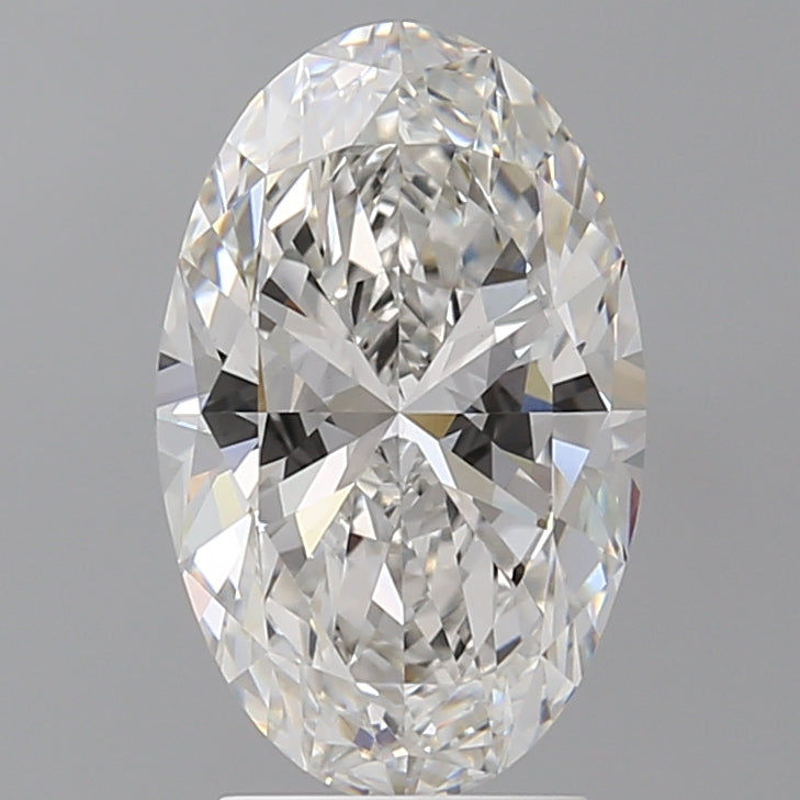 3.09 Carat Oval Shaped, Ideal Cut, F Color, VVS2 Clarity, IGI Certified Lab Grown Diamond