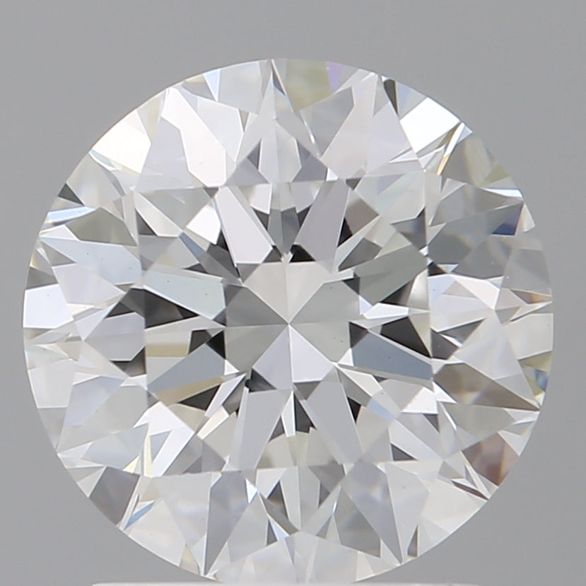 2.02 Carat Round Shaped, Excellent Cut, E Color, VVS2 Clarity, IGI Certified Lab Grown Diamond