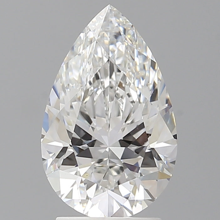 2.59 Carat Pear Shaped, Excellent Cut, E Color, VS1 Clarity, IGI Certified Lab Grown Diamond