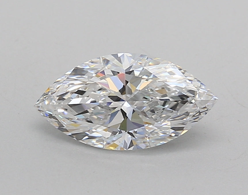 1.02 Carat Marquise Shaped, Excellent Cut, D Color, VS1 Clarity, IGI Certified Lab Grown Diamond