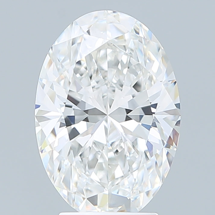 3.59 Carat Oval Shaped, Ideal Cut, E Color, VVS2 Clarity, IGI Certified Lab Grown Diamond