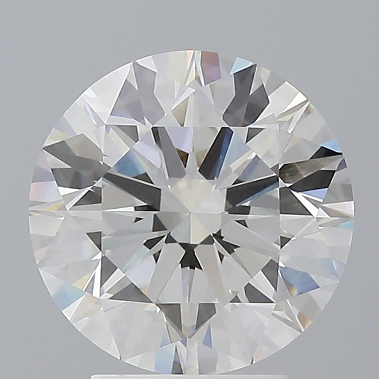 3.58 Carat Round Shaped, Ideal Cut, F Color, VVS2 Clarity, IGI Certified Lab Grown Diamond