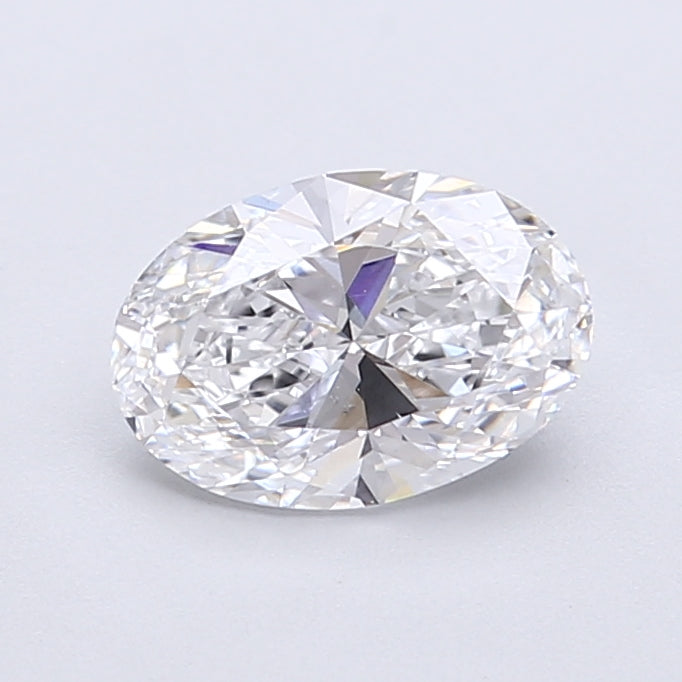 1.12 Carat Oval Shaped, Very Good Cut, D Color, VS1 Clarity, IGI Certified Lab Grown Diamond