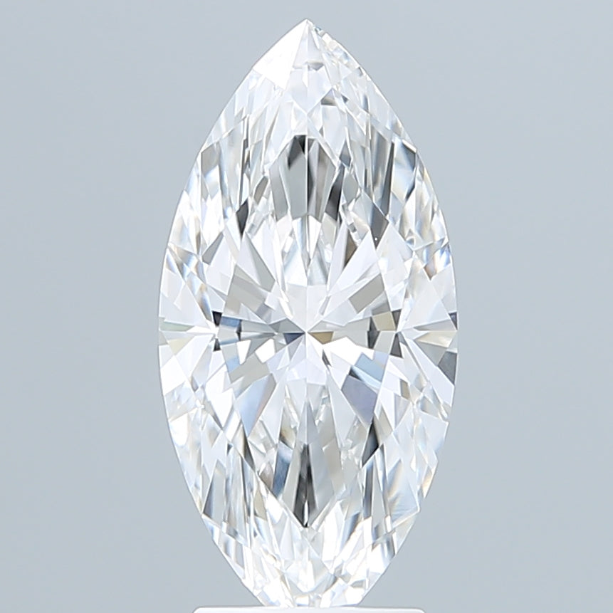 3.03 Carat Marquise Shaped, Ideal Cut, E Color, VVS1 Clarity, IGI Certified Lab Grown Diamond