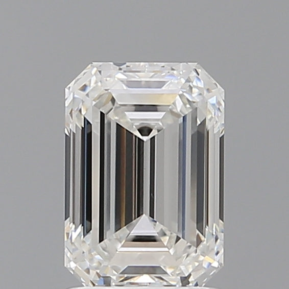 1.57 Carat Emerald Shaped, Ideal Cut, E Color, VVS2 Clarity, IGI Certified Lab Grown Diamond