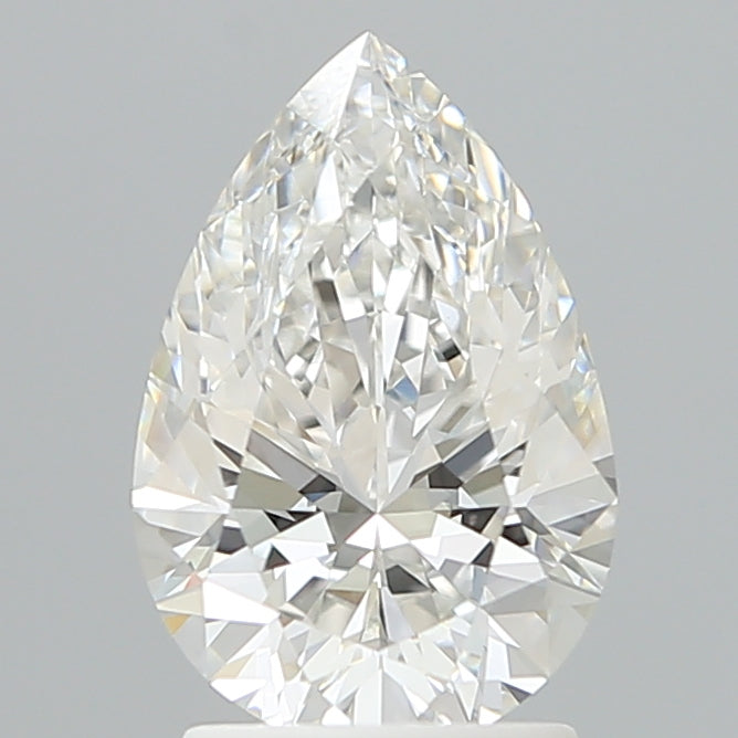 2.08 Carat Pear Shaped, Ideal Cut, E Color, VVS2 Clarity, IGI Certified Lab Grown Diamond