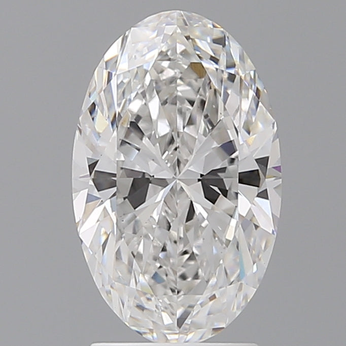2.50 Carat Oval Shaped, Ideal Cut, E Color, VS1 Clarity, IGI Certified Lab Grown Diamond