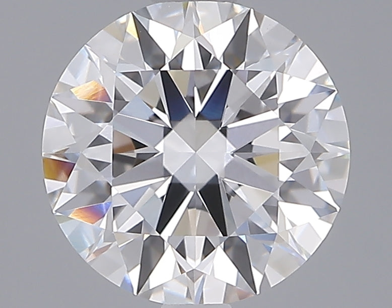 2.56 Carat Round Shaped, Ideal Cut, D Color, VVS2 Clarity, IGI Certified Lab Grown Diamond