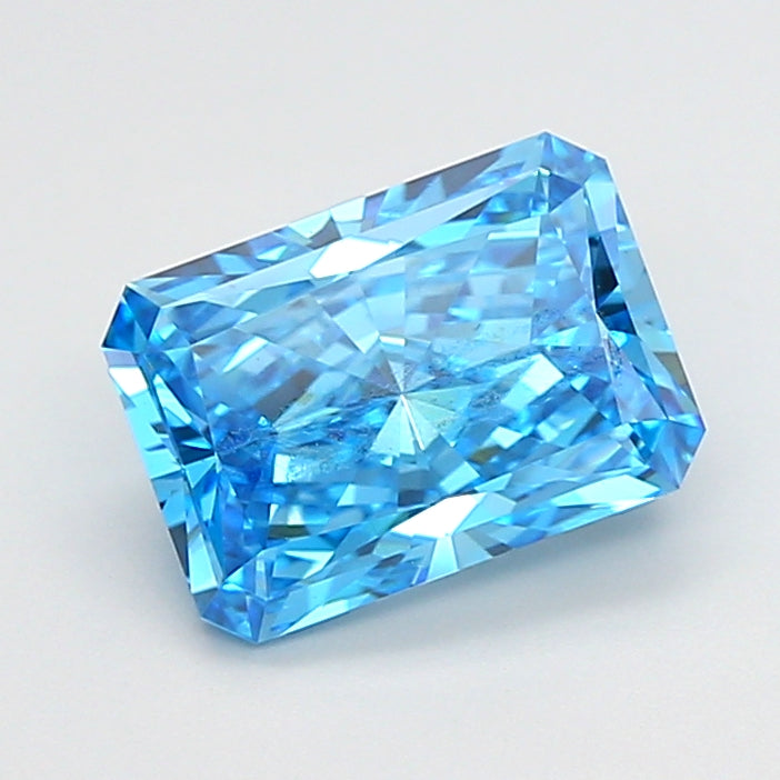 2.54 Carat Radiant Shaped, Very Good Cut, VS1 Clarity, IGI Certified Lab Grown Diamond