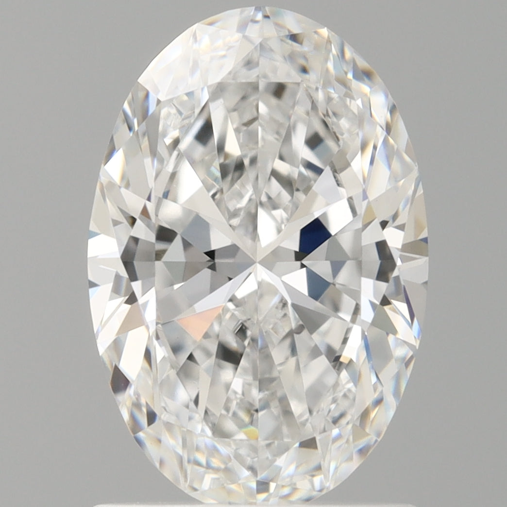 1.51 Carat Oval Shaped, Ideal Cut, D Color, VVS2 Clarity, IGI Certified Lab Grown Diamond