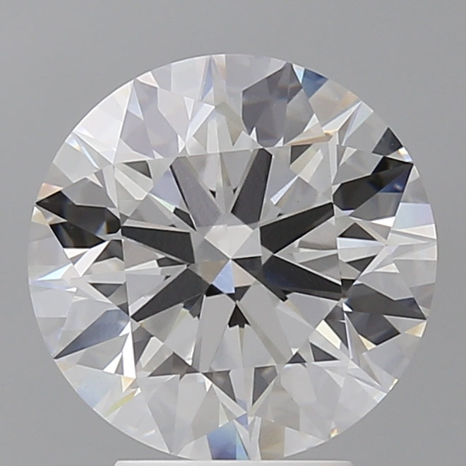 4.08 Carat Round Shaped, Ideal Cut, E Color, VVS2 Clarity, IGI Certified Lab Grown Diamond