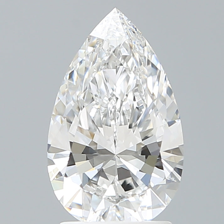 2.05 Carat Pear Shaped, Excellent Cut, D Color, VVS2 Clarity, IGI Certified Lab Grown Diamond