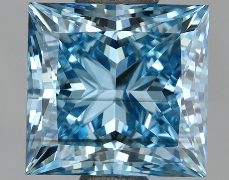 1.61 Carat Princess Shaped, Ideal Cut, VS2 Clarity, IGI Certified Lab Grown Diamond