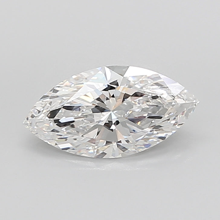 4.03 Carat Marquise Shaped, Ideal Cut, E Color, VVS2 Clarity, IGI Certified Lab Grown Diamond